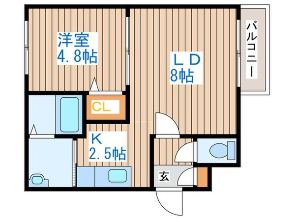 ロイヤルカレッジの物件間取画像